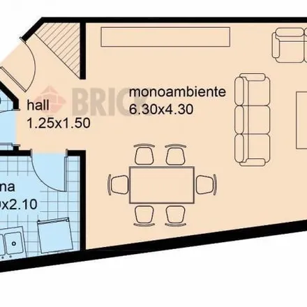 Rent this studio apartment on Lafinur 2950 in Palermo, C1425 EYL Buenos Aires