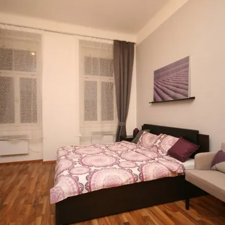 Rent this 1 bed apartment on Bořivojova 1081/40 in 130 00 Prague, Czechia