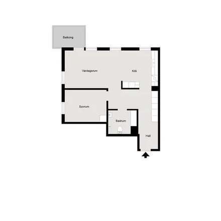 Rent this 1 bed apartment on Norra Ringgatan in 441 31 Alingsås, Sweden