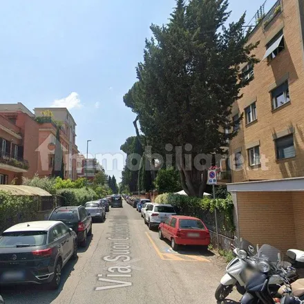 Rent this 1 bed apartment on Via Suor Celestina Donati in 00100 Rome RM, Italy