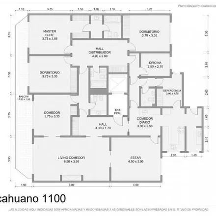 Rent this 3 bed apartment on Talcahuano 1124 in Retiro, C1060 ABD Buenos Aires