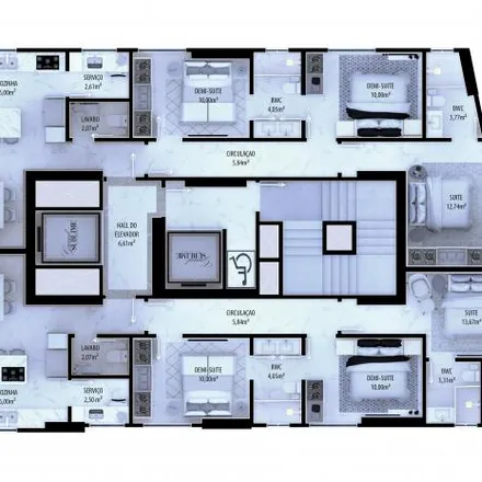 Buy this 3 bed apartment on Avenida Senador Atílio Fontana in Vila Nova, Porto Belo - SC