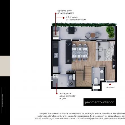 Buy this 3 bed apartment on Avenida Cândido Hartmann 5228 in Santa Felicidade, Curitiba - PR