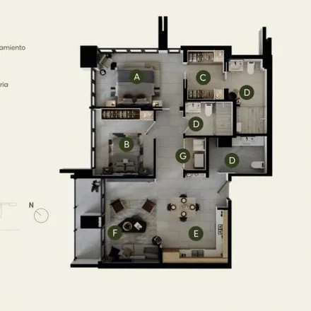 Buy this 2 bed apartment on Avenida 5a in Cumbres, 64620 Monterrey
