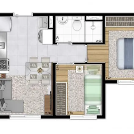 Buy this 2 bed apartment on Rua da Independência 452 in Cambuci, São Paulo - SP