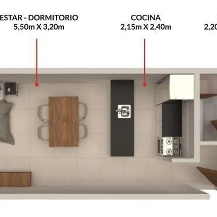 Buy this studio apartment on Escuela Nº 16 Vicente López y Planes in Calle 47 28, Partido de La Plata