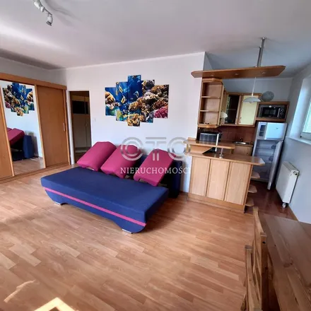 Rent this 1 bed apartment on Komandorska 53f in 53-342 Wrocław, Poland