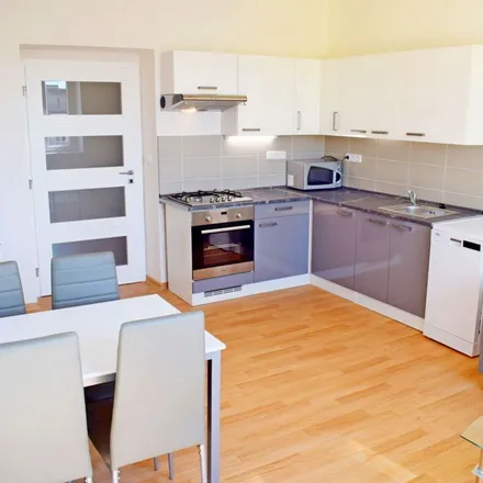 Rent this 2 bed apartment on Černokostelecká in 108 00 Prague, Czechia