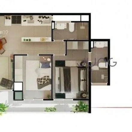 Buy this 2 bed apartment on Rua Pará 900 in Água Verde, Curitiba - PR