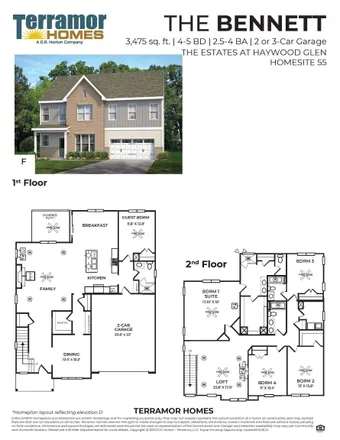 Image 2 - 199 Jasmine Valley Court, Holly Springs, NC 27540, USA - Loft for sale