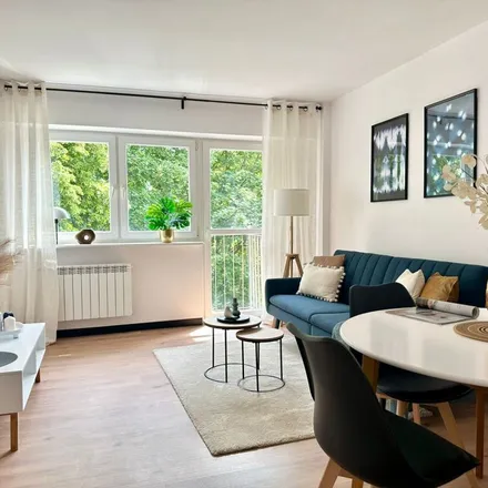 Rent this 2 bed apartment on Władysława Broniewskiego 45 in 01-716 Warsaw, Poland