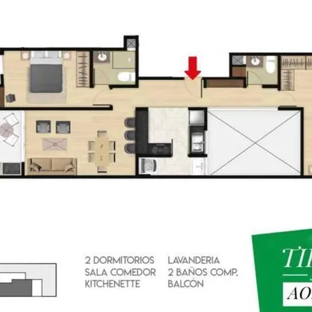 Buy this 2 bed apartment on Avenida Andrés Aramburú in Surquillo, Lima Metropolitan Area 15000