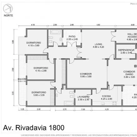 Buy this 3 bed apartment on Avenida Rivadavia 1827 in Balvanera, C1033 AAI Buenos Aires