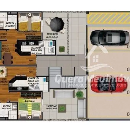 Buy this 2 bed apartment on unnamed road in Nossa Senhora das Graças, Caxias do Sul - RS