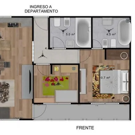 Buy this 2 bed apartment on Gobernador Irigoyen 347 in Partido de Lanús, 1824 Lanús Centro Oeste