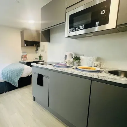 Rent this 1 bed apartment on Trafford in M16 9DF, United Kingdom