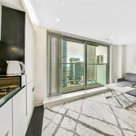 Rent this studio loft on Pan Peninsula in Marsh Wall, Canary Wharf