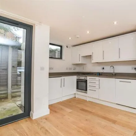 Rent this 3 bed townhouse on Church End in East End Road, London