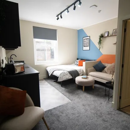 Rent this studio apartment on New Identity Barbers in 35 Friar Gate, Derby