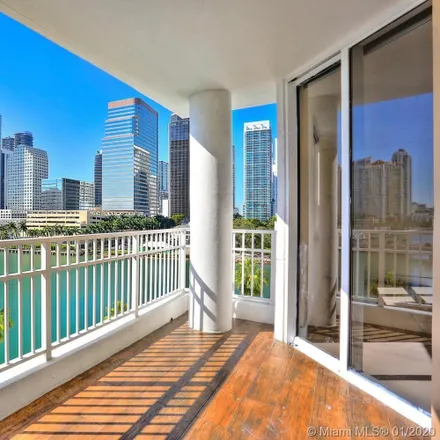 Rent this 1 bed condo on Courvoisier Courts in 701 Brickell Key Boulevard, Miami