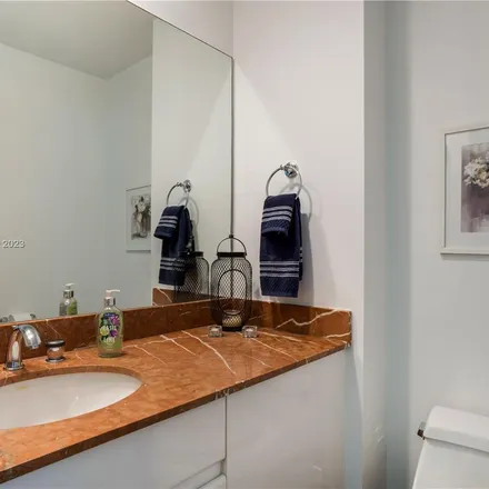 Rent this 1 bed apartment on One Tequesta Point in 888 Brickell Key Drive, Torch of Friendship