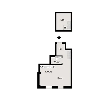 Rent this 2 bed apartment on Arbetaregatan in 417 57 Gothenburg, Sweden