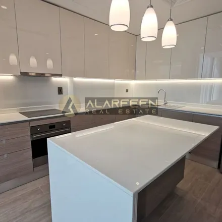 Rent this 1 bed apartment on Gardens Boulevard in Jabal Ali, Dubai