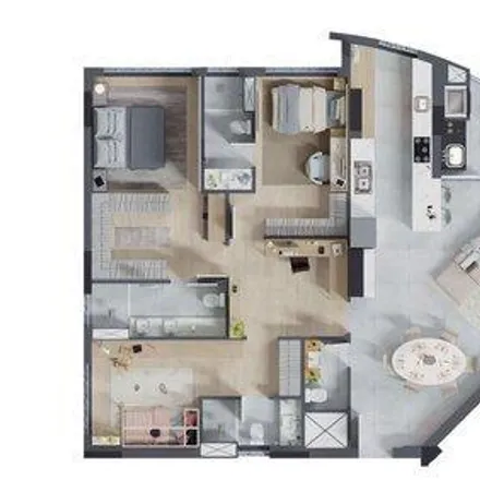 Buy this 3 bed apartment on Rua Urbano Lopes 272 in Cristo Rei, Curitiba - PR