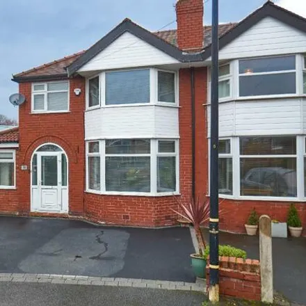 Rent this 4 bed duplex on Upton Drive in West Timperley, WA14 5QP