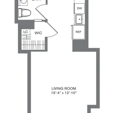 Rent this 1 bed apartment on 339 Broadway in New York, NY 10013