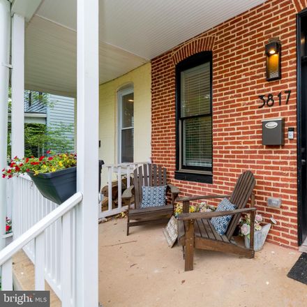 Rent this 3 bed townhouse on 3817 Hickory Avenue in Baltimore, MD 21211