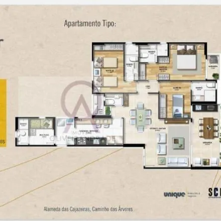Buy this 3 bed apartment on Avenida Luís Viana Filho 7532 in Patamares, Salvador - BA