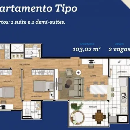 Buy this 3 bed apartment on Rua Guararapes 1860 in Portão, Curitiba - PR
