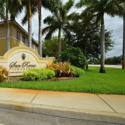 Rent this 3 bed townhouse on 1940 Southwest 60th Terrace in Pompano Park, North Lauderdale