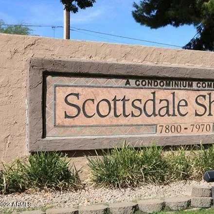 Buy this 1 bed apartment on 7830 East Camelback Road in Scottsdale, AZ 85251