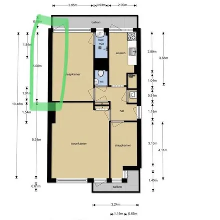 Rent this 2 bed apartment on Schiedamsedijk 55A in 3011 EE Rotterdam, Netherlands