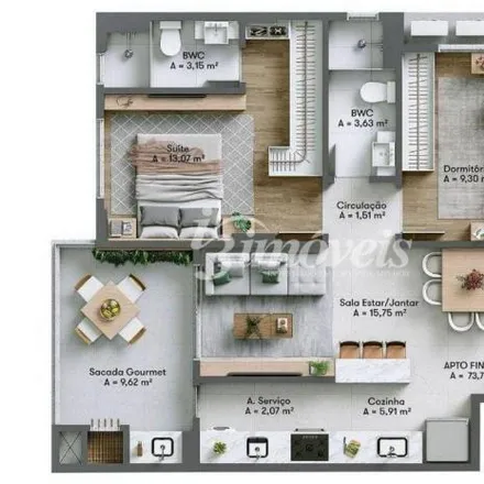 Buy this 2 bed apartment on Rua Galdino Jerônimo Vieira in Fazenda, Itajaí - SC