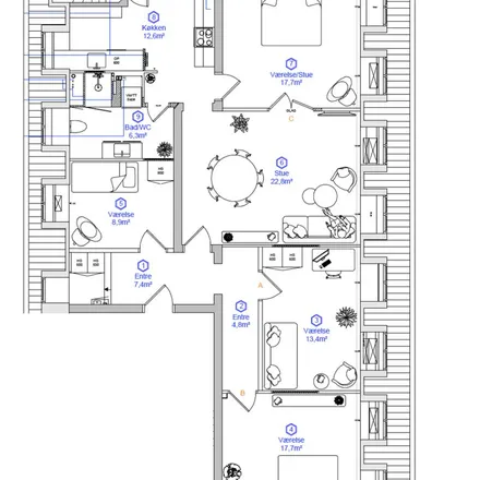 Image 2 - C.F. Richs Vej 99D, 2000 Frederiksberg, Denmark - Apartment for rent