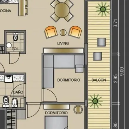 Buy this 2 bed apartment on Delgado 949 in Colegiales, C1427 CCG Buenos Aires