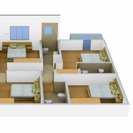 Buy this 4 bed apartment on Rajarhat Road in Rajarhat Gopalpur, Bidhannagar - 700136