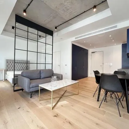 Rent this studio apartment on Dulke House in Orchard Place, London