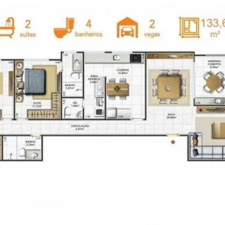 Buy this 3 bed apartment on Rua Governador Roberto Silveira in Ilha da Caieira, Macaé - RJ