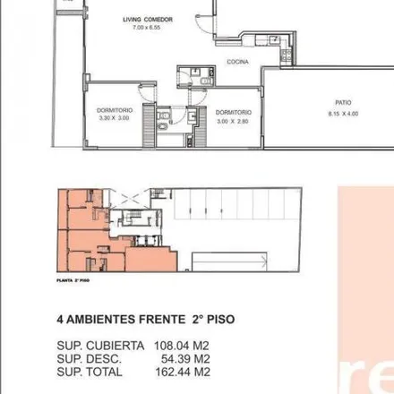 Buy this 3 bed apartment on Instituto de Formación Técnica Superior 25 in Avenida Regimiento de Patricios, La Boca