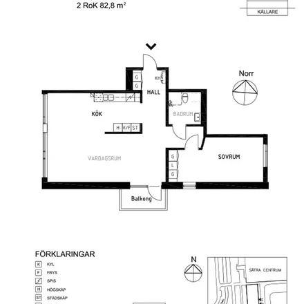 Rent this 2 bed apartment on Norra Sätraängarna in Rullstensvägen, 806 32 Gävle