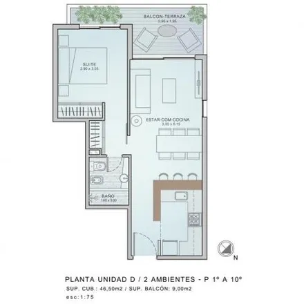 Buy this 1 bed apartment on Avenida San Martín 598 in Bernal Este, Bernal