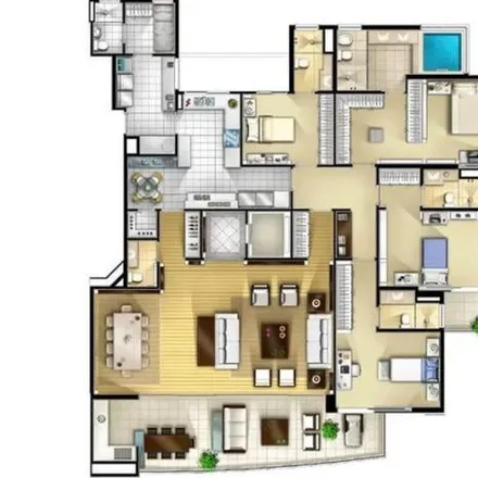 Rent this 4 bed apartment on Rua Fernandes de Abreu in Vila Olímpia, São Paulo - SP