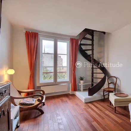 Rent this 1 bed duplex on 19 Rue des Gardes in 75018 Paris, France
