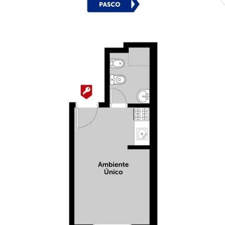 Rent this studio apartment on Pasco 484 in República de la Sexta, Rosario