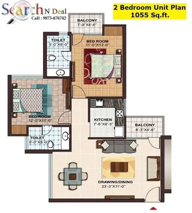 Image 9 - unnamed road, Sector 37D, Gurugram District - 122006, Haryana, India - Apartment for sale