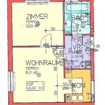 Rent this 2 bed apartment on Herzoggasse 4 in 2340 Gemeinde Mödling, Austria